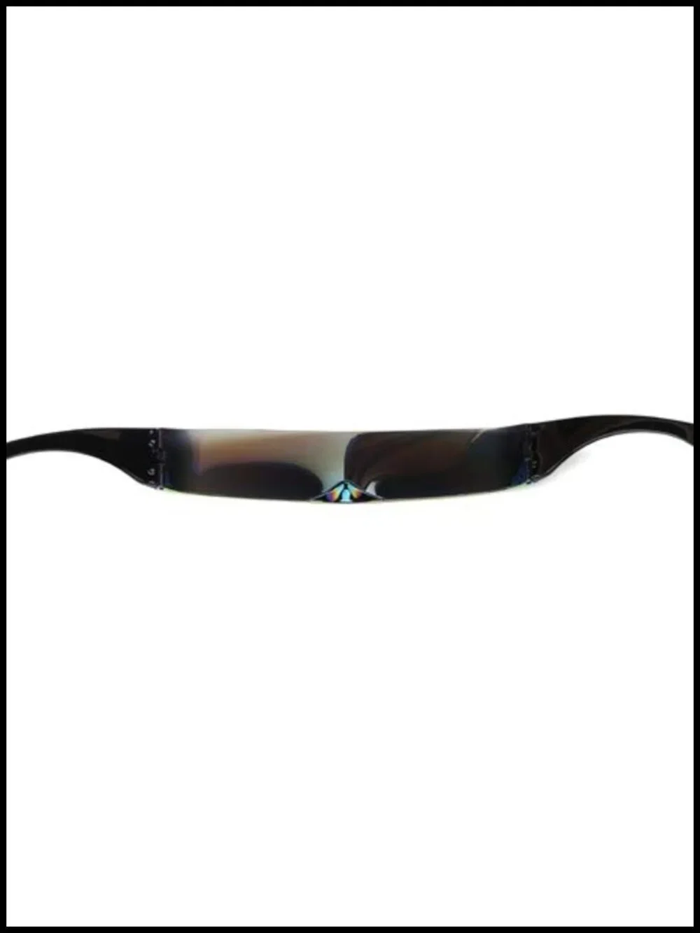 2 Pack Shield Sunglasses Plastic Frame Polycarbonate Lens Mirrored